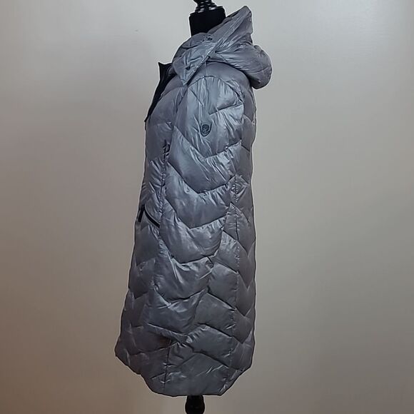 Vince camuto down grey jacket women size M - Picture 2 of 8